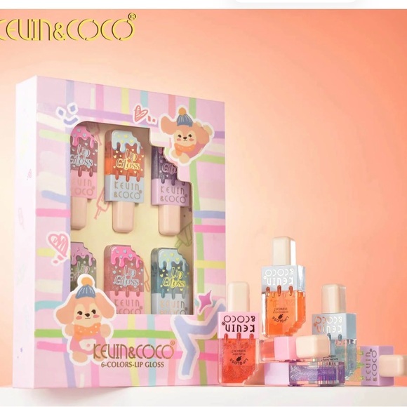 Kevin & Coco Other - Kevin & Coco Lip Gloss Set - Vibrant Collection